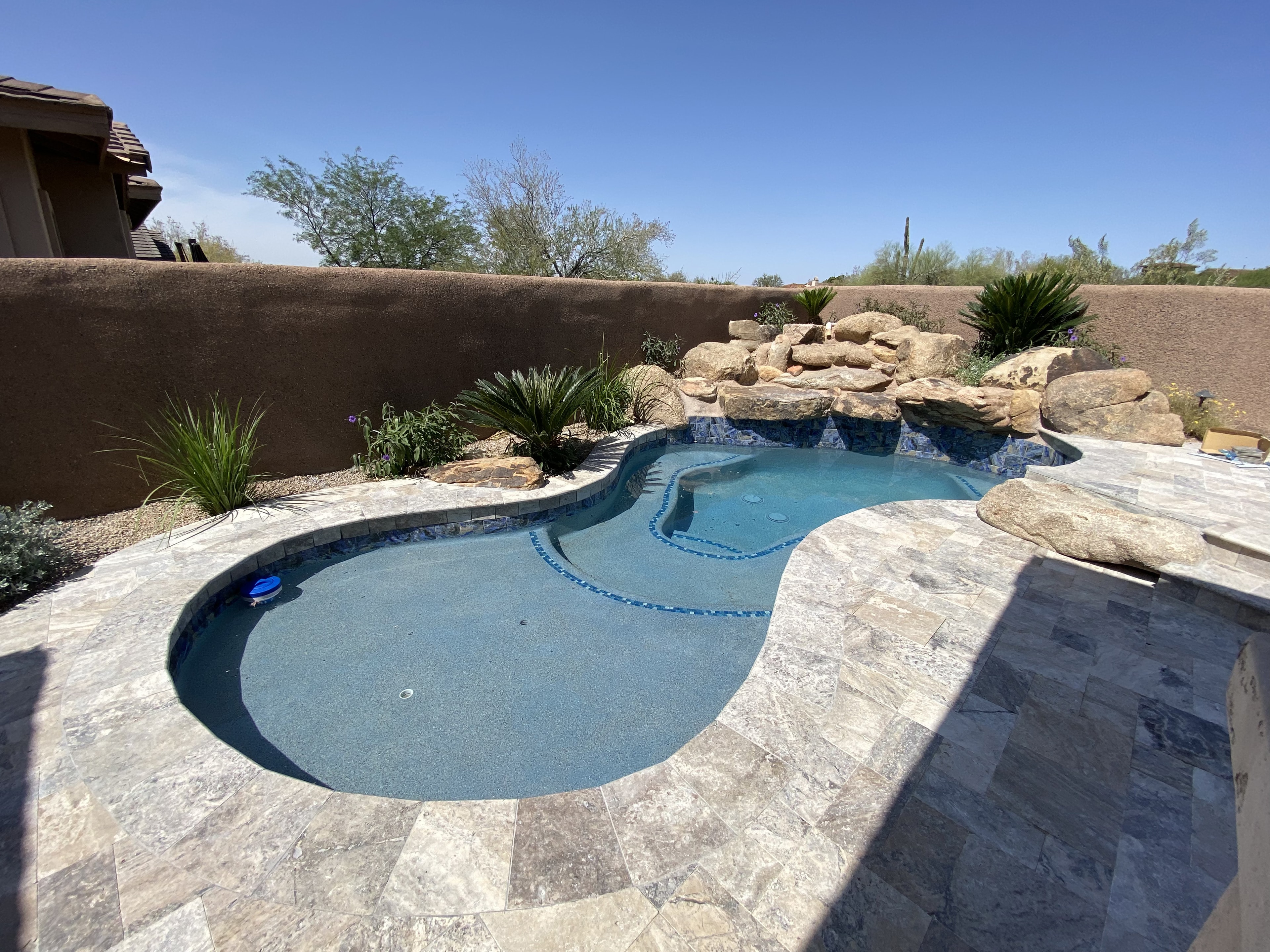 Remodeled Surface to Pebble — Scottsdale, AZ